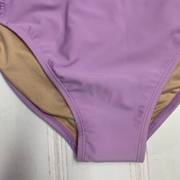 Old Navy Womens 2X High-Waisted Secret-Slim Plus-Size Swim Bottoms Purple Lilac - Picture 6 of 9